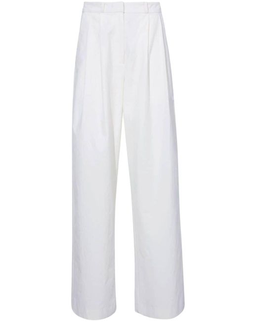 Pantalones de vestir Amber de talle alto Proenza Schouler de color White