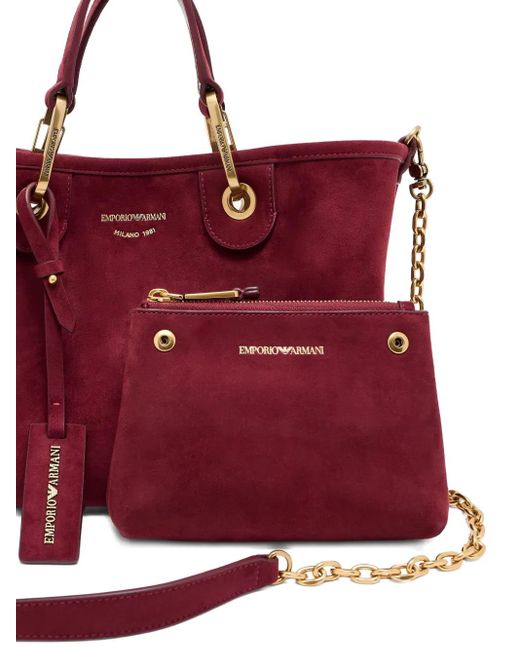 Emporio Armani Shopper Met Handvat in het Red voor heren