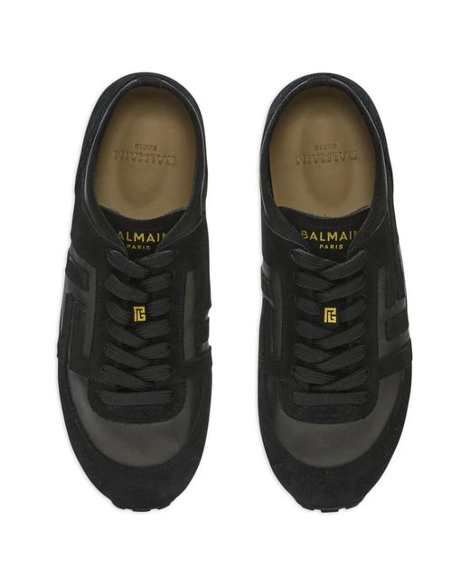 Balmain Black Trainers for men