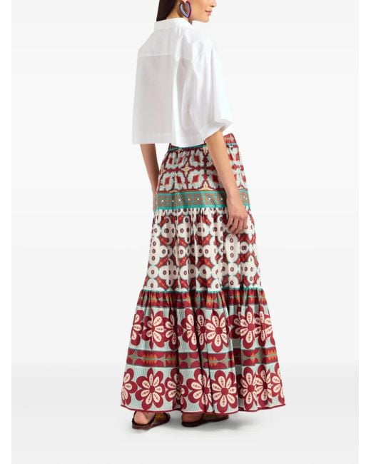 LaDoubleJ Red Long Skirt