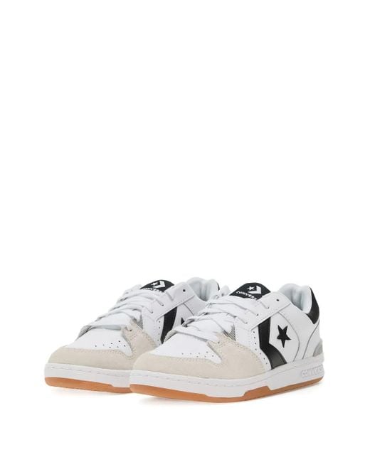 Converse White Cl98 Leather Sneakers