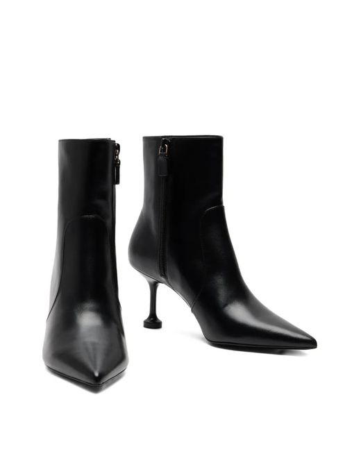 Stuart Weitzman Black Stuartini Zip Bootie 75