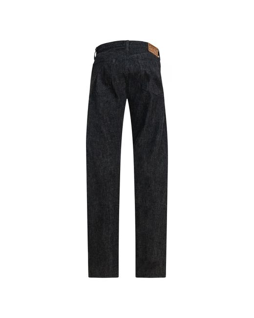Buzz Rickson's Black Rivet Cotton Jeans for men