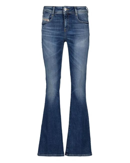 DIESEL Blue D-Ebbey Flare Jeans