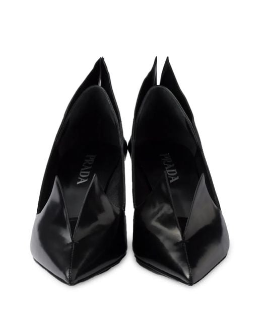 Prada レザーパンプス Black
