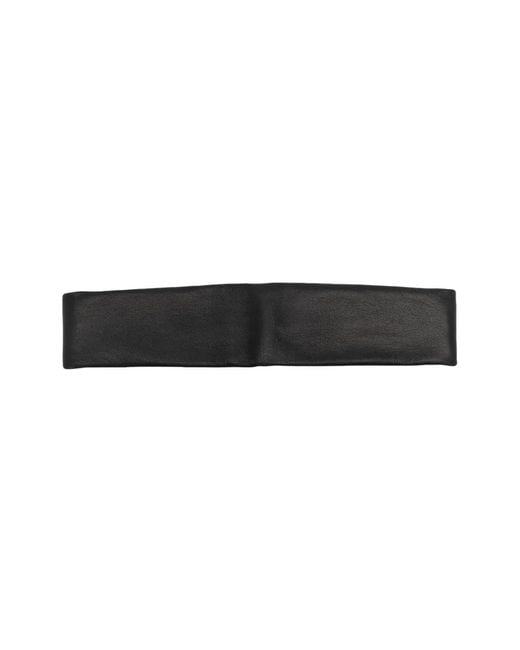 Manokhi Black Elastic Plain Hair Band