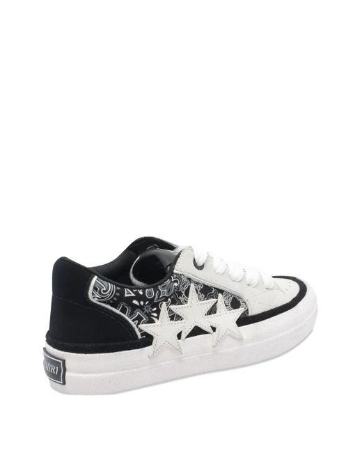 Amiri White "Bandana Sunset Skate" Sneakers Shoes for men
