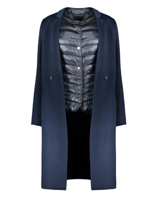 Moorer Blue Double-Breasted Coat