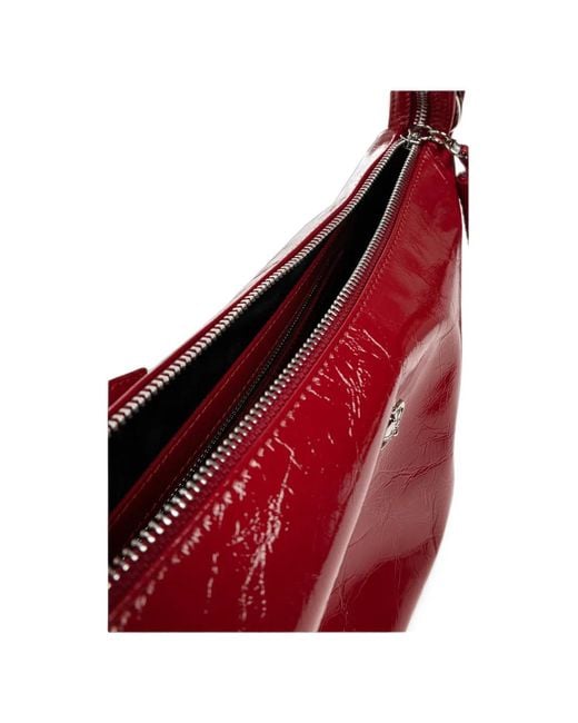 Vivienne Westwood Red Emma Orb Shoulder Bag