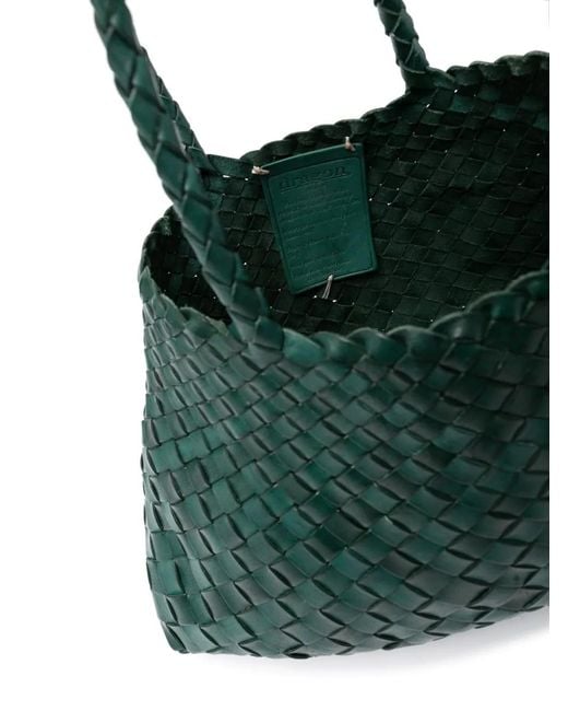 Dragon Diffusion Green Small Santa Croce Leather Bag