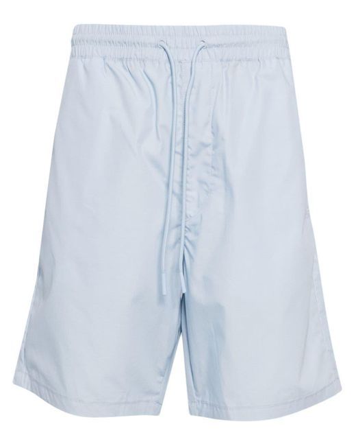 HUGO Blue Cotton Deck Shorts for men