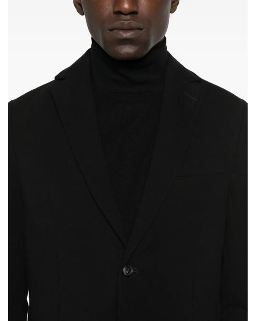 Circolo 1901 Black Two-Button Patch-Pocket Blazer for men