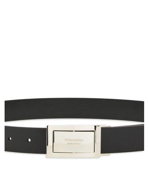 Ferragamo Black Ferragamo Belts for men