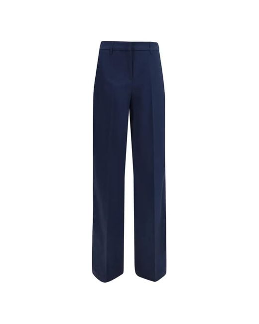 True Royal Blue Niki Button Trousers