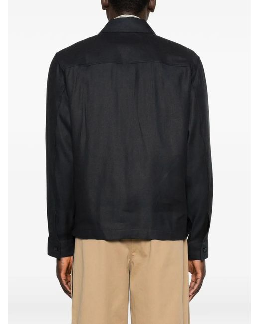 NN07 Black Zip Pocket Jacket for men
