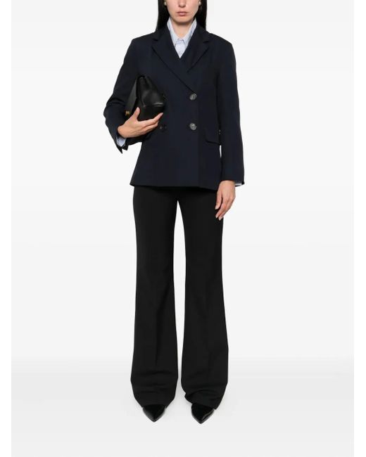 Max Mara Black Double-Breasted Blazer