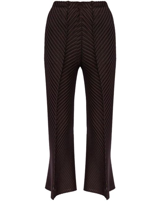 Pantalon à coupe courte Issey Miyake en coloris Black