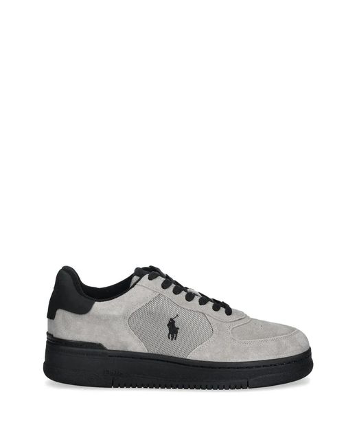 Polo Ralph Lauren White Masters Court Logo Sneakers for men