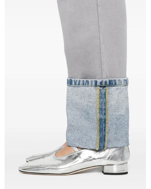 Moschino Gray Tailored Pants With Classic Cut For Polished Style