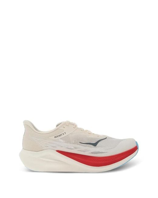 Hoka One One Pink Rocket X 3 Sneakers
