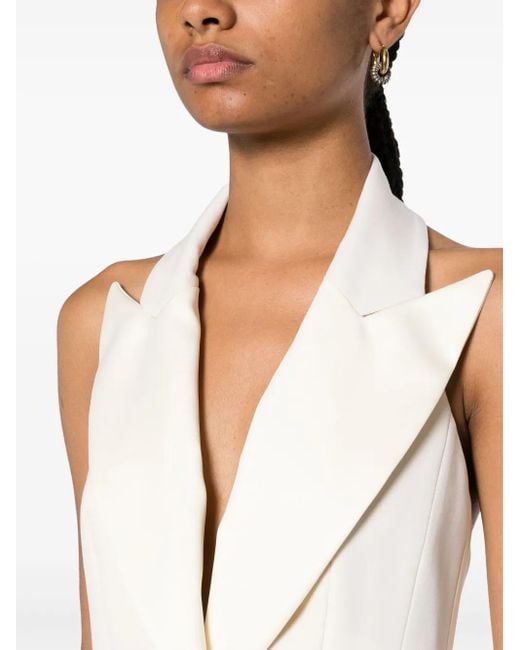 Max Mara Wollen Top in het White