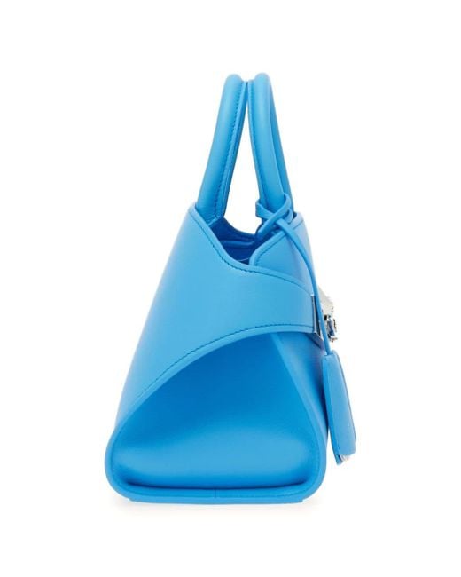 Ferragamo Blue Mini Hug Handtasche