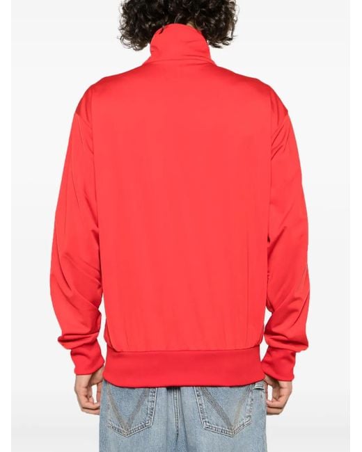 Adidas Red Firebird Trefoil-Logo Jacket for men