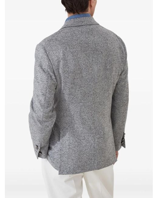 Brunello Cucinelli Gray Suit-Type Jacket for men