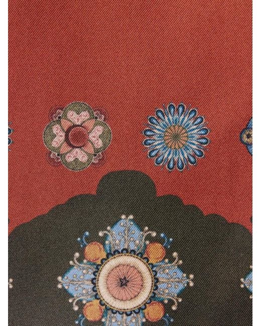 LaDoubleJ Placée Floral Print Shirt Red