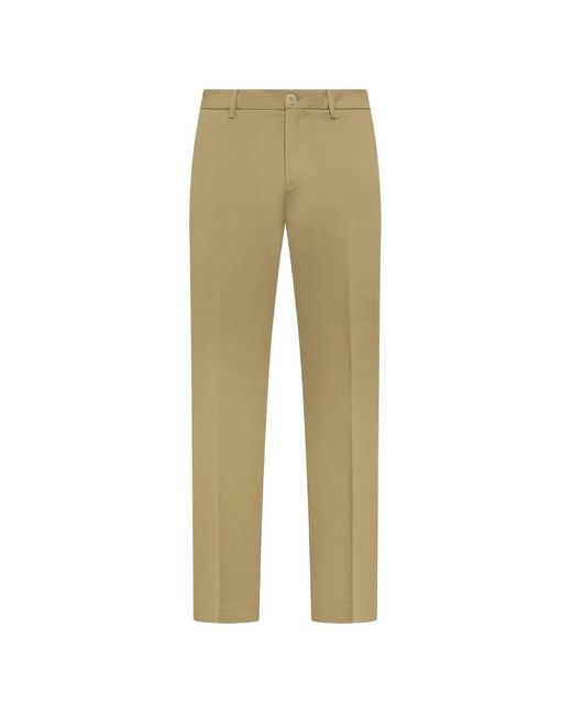 Cruna Natural Button-Fastening Trousers for men