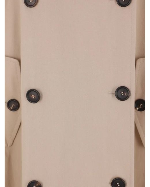 Brunello Cucinelli Double-breasted Coat Natural