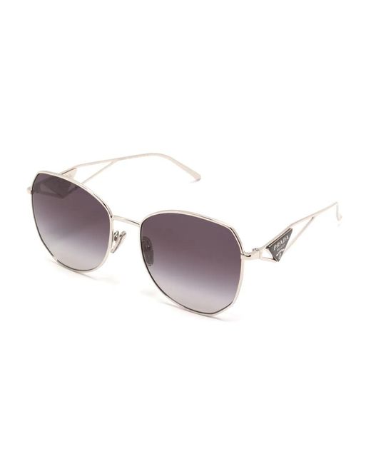 Prada Purple Gradient Oversized-Frame Sunglasses