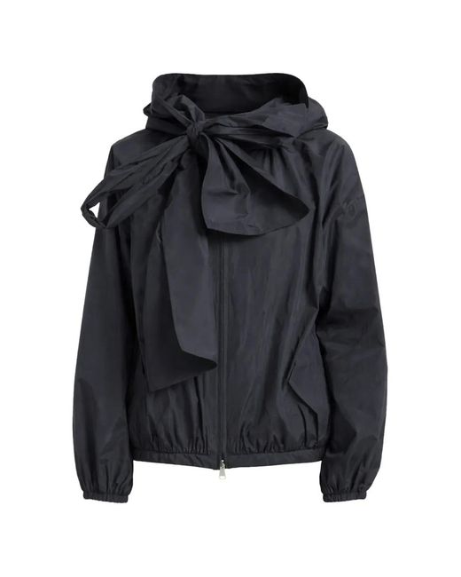 Moncler Black Bow Hooded Jacket