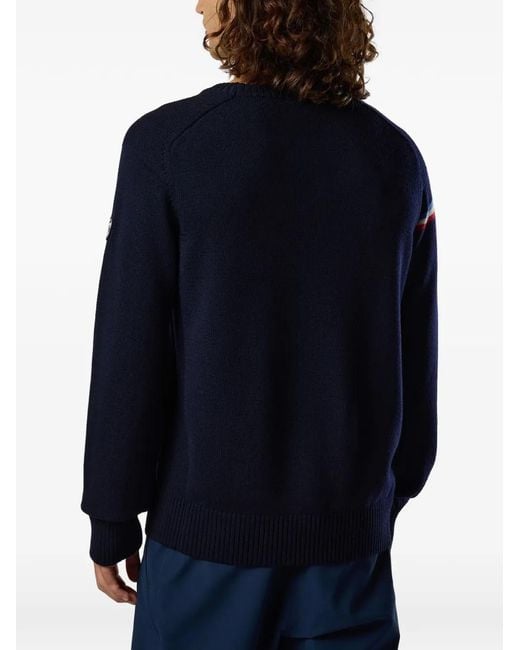 Rossignol Blue Odysseus Striped Sweater for men