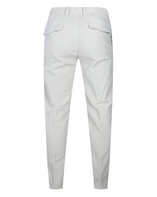 Eleventy Gray Drawstring Trousers for men
