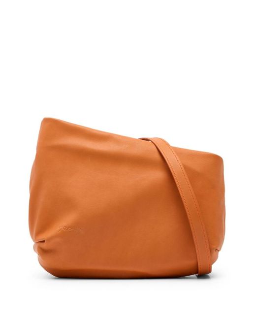 Marsèll Orange Fantasmino Leather Clutch Bag
