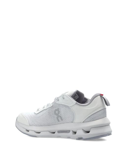 On Shoes White Logo-Print Sneakers