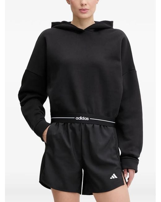 Adidas Cropped Top in het Black