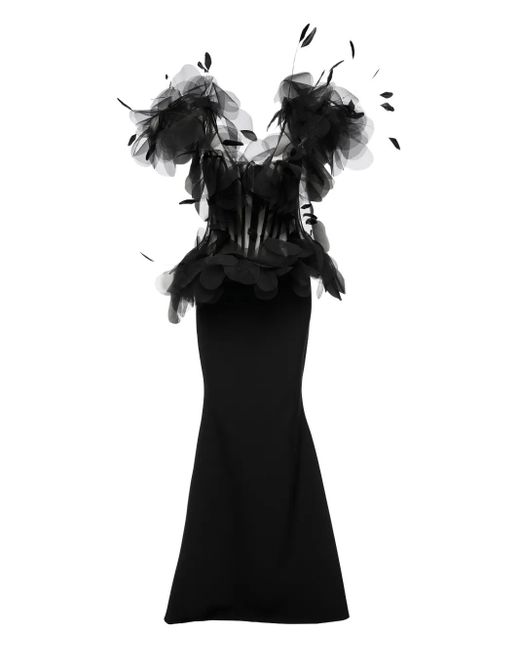 ana radu black dress Anya Black Long Dress