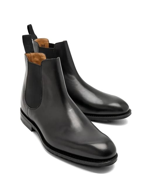 Church's Black Elasticated-Panel Boots for men