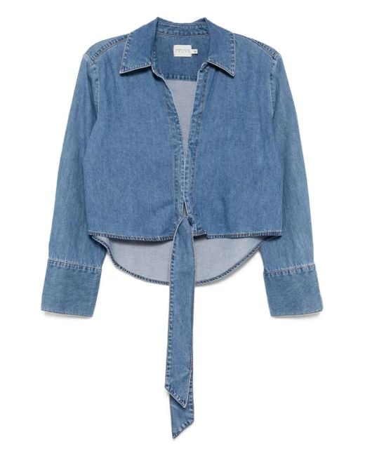 Haut Hannon Chambray Alice + Olivia en coloris Blue