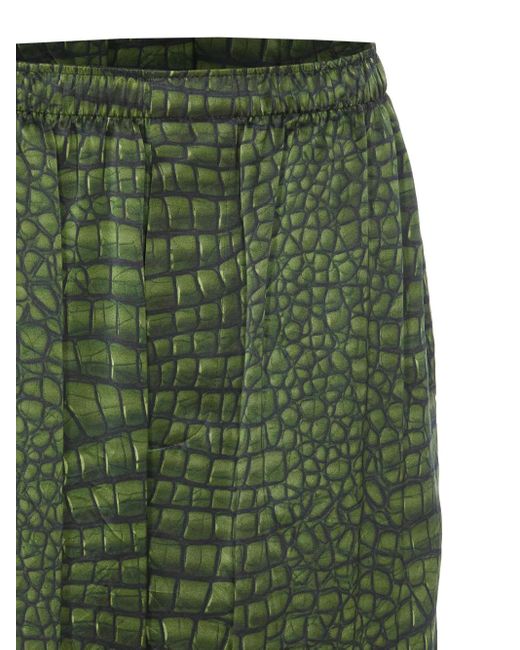 Balenciaga Zijden Broek in het Green