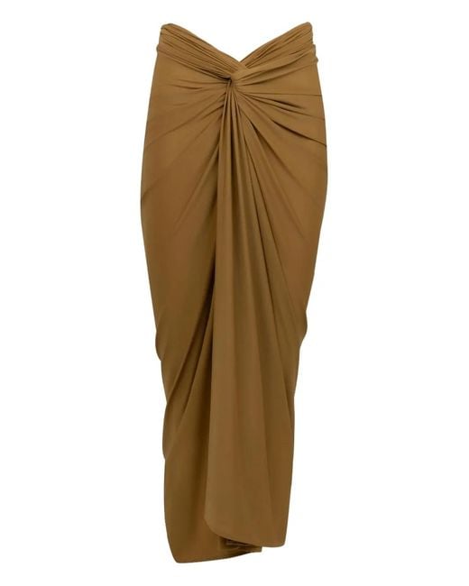 Lenny Niemeyer Green Canga Knotted Sarong