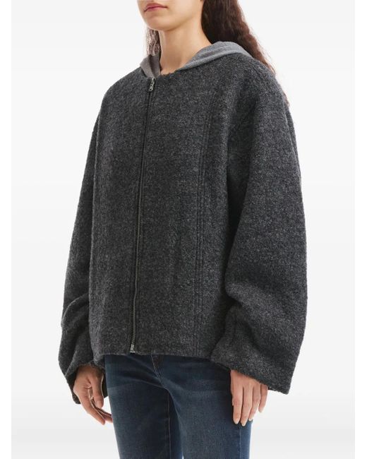 B+ AB Black Zip-Up Jacket