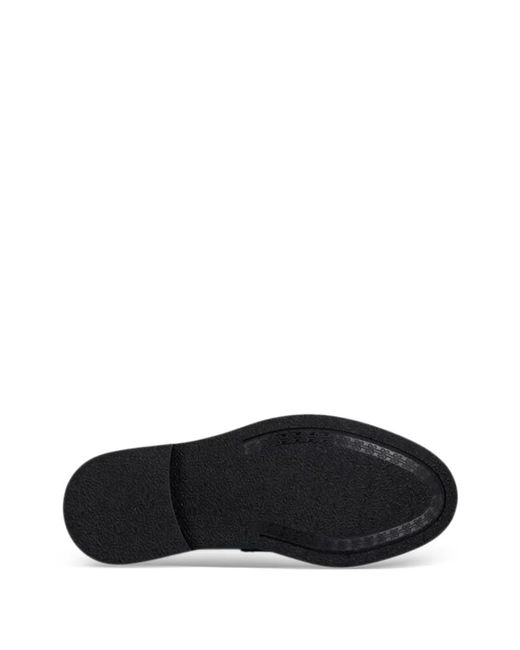 Filling Pieces Black Polido Panelled Loafers for men