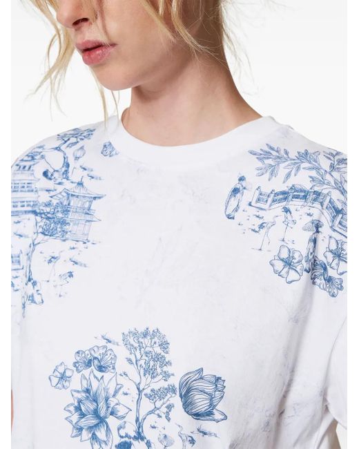 Twinset X Myfo プリント Tシャツ White