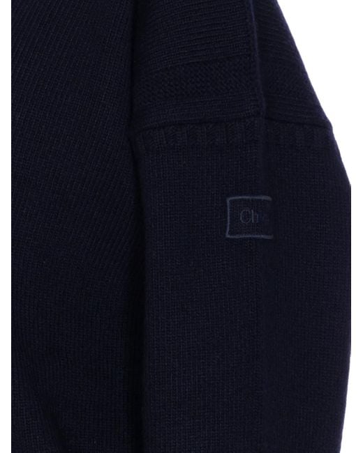 Chloé Blue Mp48 Pullover