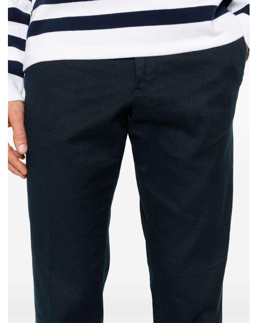 J.Lindeberg Blue Lois Mid-rise Straight-leg Trousers for men