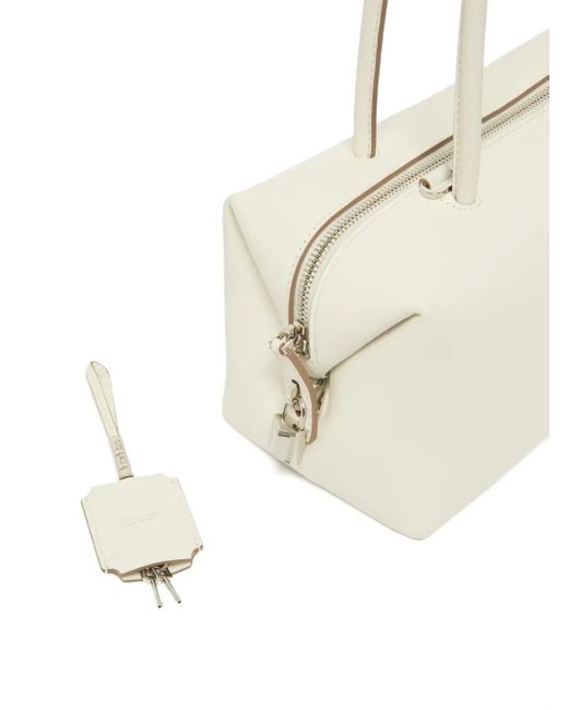 Bolso de hombro con cremallera Max Mara de color White