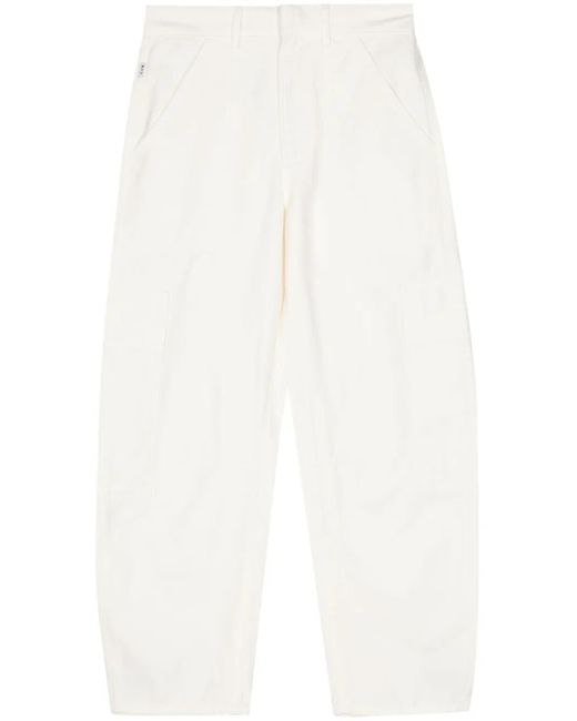 Citizens of Humanity White Marcelle Jeans Mit Aufgesetzten Taschen